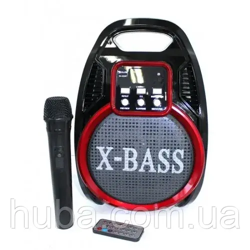 Портативна колонка з бездротовим радіомікрофоном Golon RX-820BT (USB/Bluetooth/FM/акумулятор)