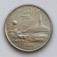 США 25 центів (квотер) 2006, Штати та території: Небраска. UNC