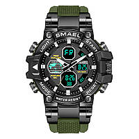 Часы наручные Smael 8027 Original (Army Green)-ЛBР