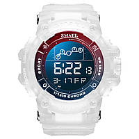 Часы наручные Smael 8082 Original (White Red & Blue)-ЛBР