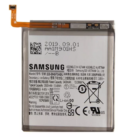 Акумулятор Samsung EB-BN970ABU оригінал Китай Galaxy Note 10 N970F 3400 mAh