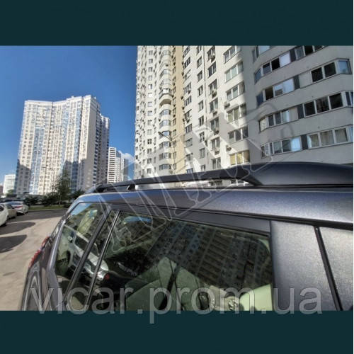 АКЦИЯ!!! Рейлинги на крышу продольные (черные) Toyota Land Cruiser Prado 150 (2009-2022) АКЦИЯ!!! - фото 4 - id-p1995681512