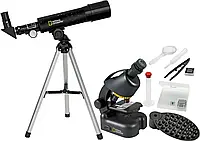 Микроскоп National Geographic Junior 40x-640x + Телескоп 50/360 з кейсом -911820