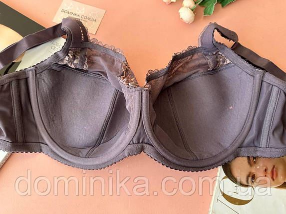 90/95/100H Бюстгальтер великого розміру на чашку H, ліфчик на 8 розмір фіолетовий, фото 2