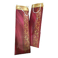 Подарунковий пакет для пляшки 37*11*11 см No brand