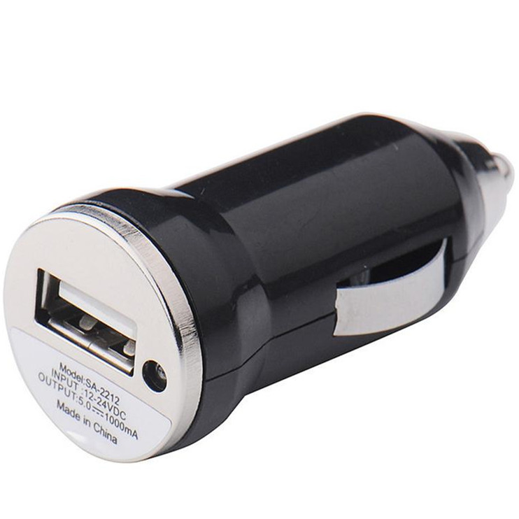 Зарядка в прикурювач 1 USB зарядка від прикурювача автозарядка для телефона автозарядне автозаряджання