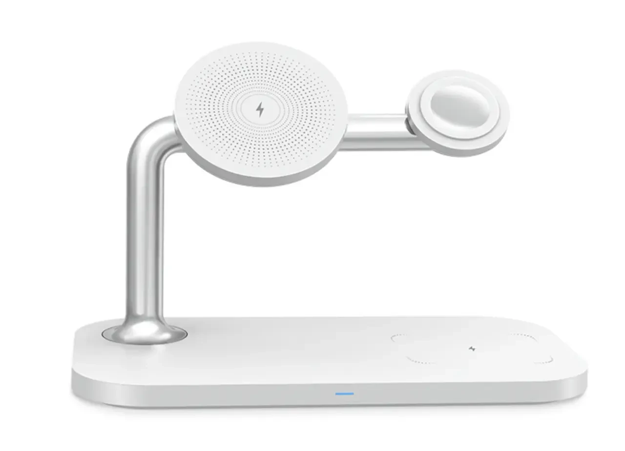 Бездротова зарядка MagSafe QI док-станція для iPhone Apple Watch AirPods для айфона