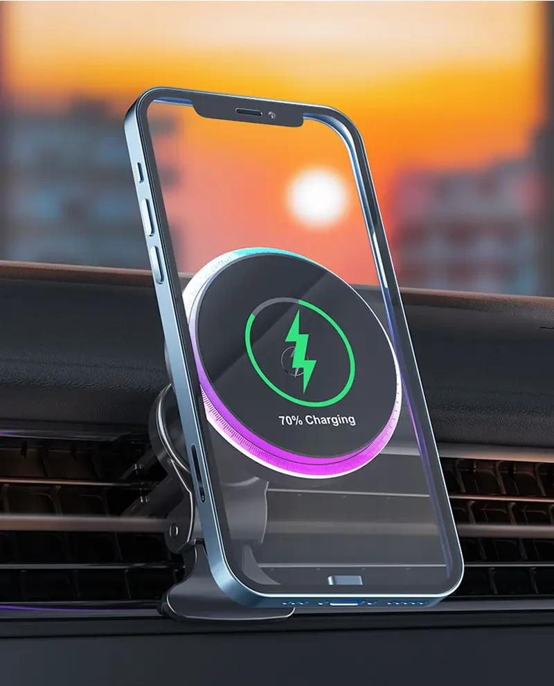 MagSafe тримач у машину M2 для айфона iPhone магнітний тримач для телефона в машину тримач