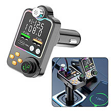FM-модулятор Q15 / Bluetooth / QC3.0, PD / Type-C/, фото 6