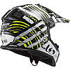 МОТОШОЛОМ ЕНДУРО LS2 MX437 FAST EVO VERVE КОЛІР BLACK WHITE, фото 4