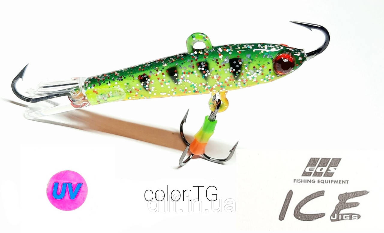 Балансир для риболовлі EOS 7г 4.2см (колір ТG) Iron Wolf Deep Luster UV ультрафіолет, фото 1