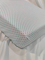 Простынь на резинке в кроватку из польского хлопка, размер 60*120, пошив других размеров