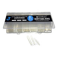 Тіпси гелеві довгі 240 шт для нарощування нігтів Starlet Professional Soft Gel Tips 3