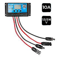 Контроллер солнечного зарядного устройства 10А, 12/24В Neo Tools 90-145