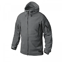 Демисезонная теплая флисовая куртка Helikon-Tex PATRIOT JACKET - DOUBLE FLEECE Shadow Grey