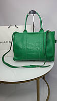 Женская сумка marc jacobs mj the tote bag зеленая Стильная женская сумка большая вместительная сумочка шоппер