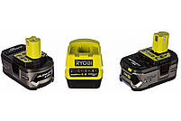 Акумулятор + зарядний Ryobi RC18120-240 (2 АКБ 18 В / 4.0 Ач та зарядний), фото 8