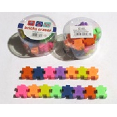 Ластик 083 Пазли в баночці (бан-15 шт.)