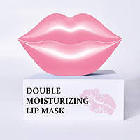 Патчи гидрогелевые для губ с персиком Veze Lip Mask Double Moisturizing 20 штук
