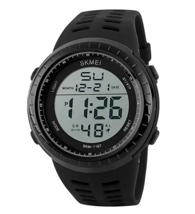 Годинник наручний SKMEI, BLACK 1167BK, 6015