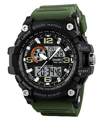 Годинники наручні SKMEI 1283AG, ARMY GREEN, 9742