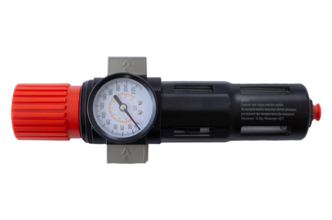 Редуктор тиску з фільтром Intertool 1/2" x 0.5-10 бар Storm (PT-1418)