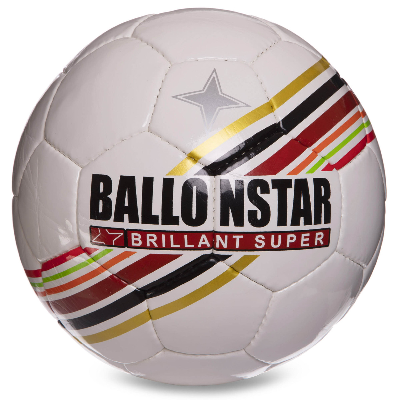 М'яч футбольний зшитий BALLONSTAR BRILLANT SUPER FB-5415-3 №5 PU