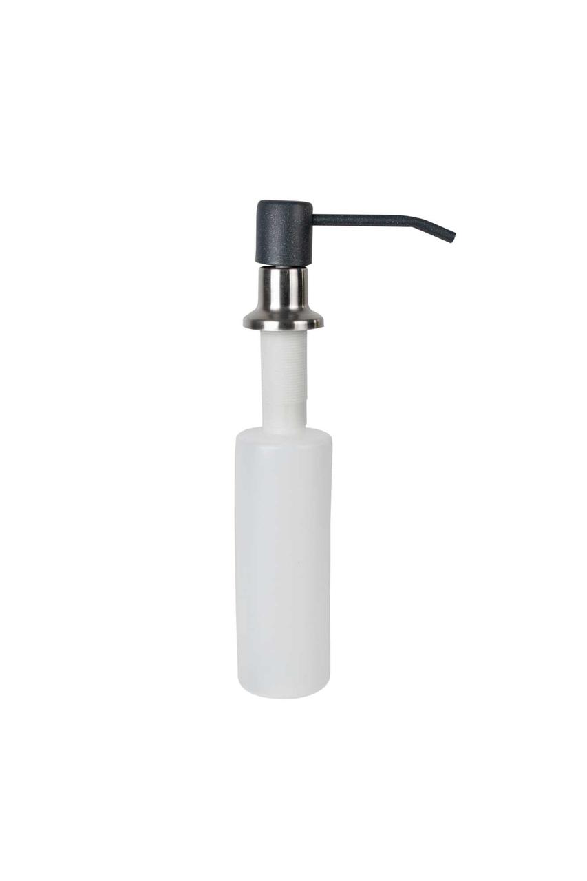 Дозатор встраиваемый для жидкого мыла Platinum S02 Антрацит - фото 1 - id-p2039594405