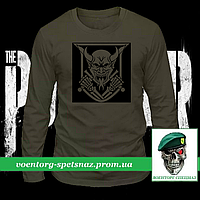 Военный реглан Подразделение Elitenheit олива потоотводящий (футболка с длинным рукавом)