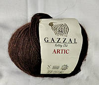 Пряжа полушерстяная GAZZAL Artic Газзал Артик оричневый 50% мериносовая шерсть, 25% микрофибра, 25% полиакрил