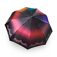 Женский зонт полуавтомат Toprain омбре радужный атлас #04255