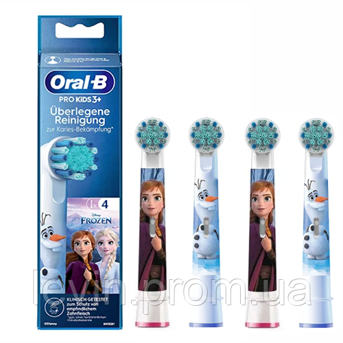 Насадки для Oral-B дитячі Frozen на електрощітку орал би Фрозен зубна ...