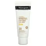 Neutrogena, Purescreen + Mineral UV Tint, рідка тонувальна рідина для обличчя з вітаміном E, середній, SPF 30,