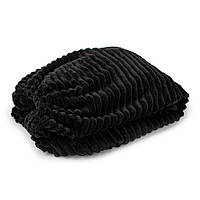 Плюшевый шарпей черный   чехол  80 см * 210см  на кушетку