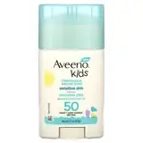 Aveeno, Kids, солнцезащитный стик для чувствительной кожи, SPF 50, без отдушек, 42 г (1,5 унции) Днепр