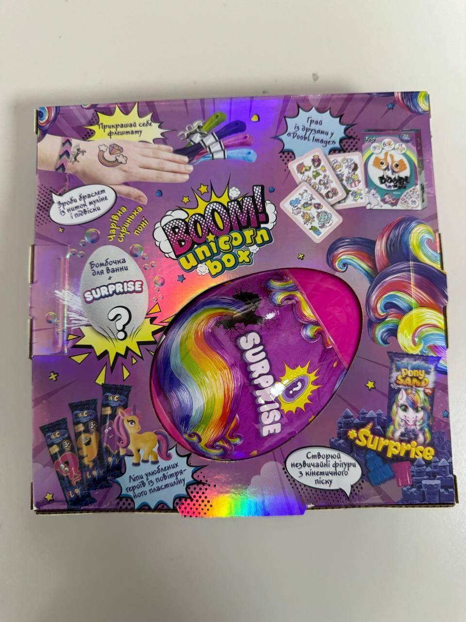 Набір креативної творчості "Boom! Unicorn Box" Danko Toys BUB-01-01U