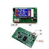 Плата з індикатором, вольтметром з 1-USB рівень заряду акумулятора 12.6 В, фото 2