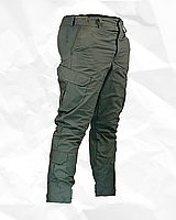 Зимние тактические штаны хаки рип-стоп на флисовой подкладке военные армейские брюки khaki камуфляж теплые