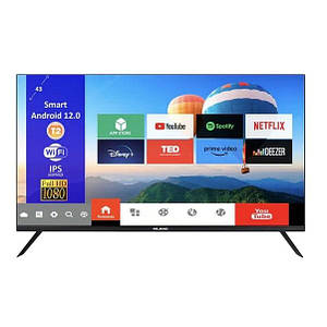 Телевізор SMART 43 дюйми Full HD MILANO 43FHDT2S12N23 Android 12.0