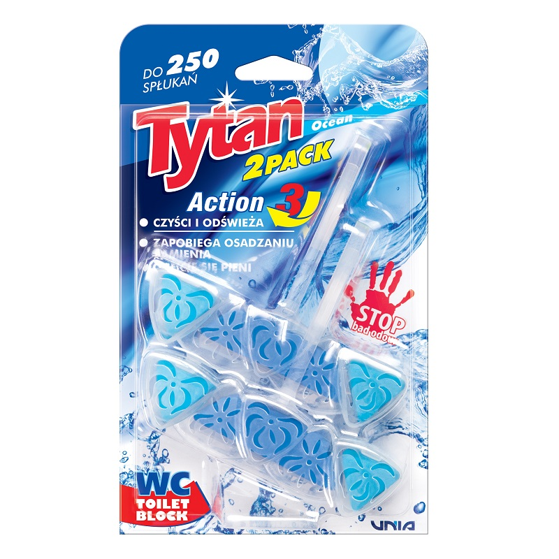Ароматизований блок для туалету Tytan Океан, 45 г