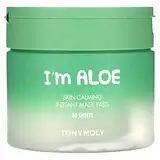 Tony Moly, I'm Aloe, успокаивающие успокаивающие салфетки-маски для кожи, 80 шт. По 120 г (4,23 унции) Днепр