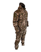 Костюм тактический soft shell камуфляжный демисезонный, мужская военная форма для зсу армейский костюм пиксель