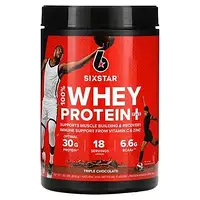 SIXSTAR, Elite Series, 100% Whey Protein Plus, Triple Chocolate, 1.82 lbs (826 g) в Украине