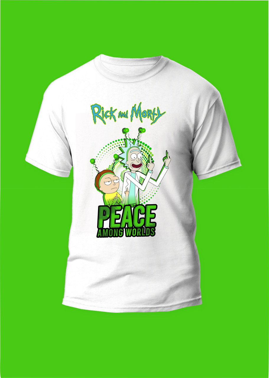 Футболка YOUstyle Рік і Морті  (Rick and Morty) 1116 White, фото 1