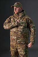 Зимняя военная куртка Army Multicam M-65 мультикам на подкладке