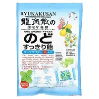 Ryukakusan, Throat Refreshing Herbal Drops, Mint, 15 Drops, 1.85 oz (52.5 g) Днепр