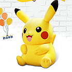 М'яка іграшка Пікачу з плюшу 35 см EL-2117-26 / Дитяча іграшка подушка Покемон / Іграшка плюшева обіймашка, фото 7