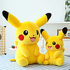 М'яка іграшка Пікачу з плюшу 35 см EL-2117-26 / Дитяча іграшка подушка Покемон / Іграшка плюшева обіймашка, фото 8