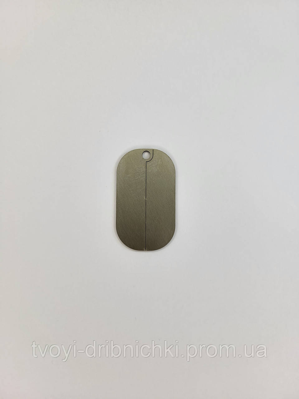 Армейский жетон ВСУ, переломный из нержавеющей пищевой стали - фото 1 - id-p2039706822