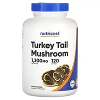 Nutricost, трутовик разноцветный, 600 мг, 240 капсул Днепр